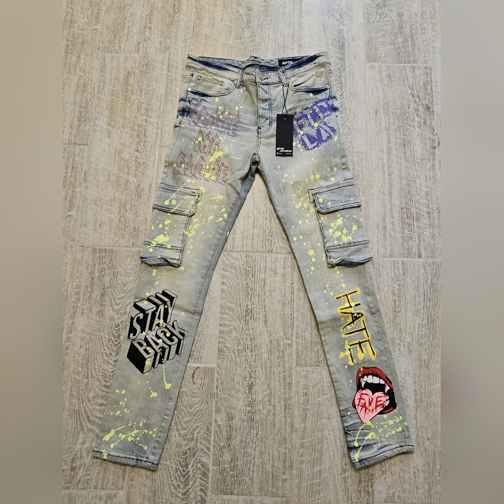 GFTD Lucas Cargo Jeans Size 36